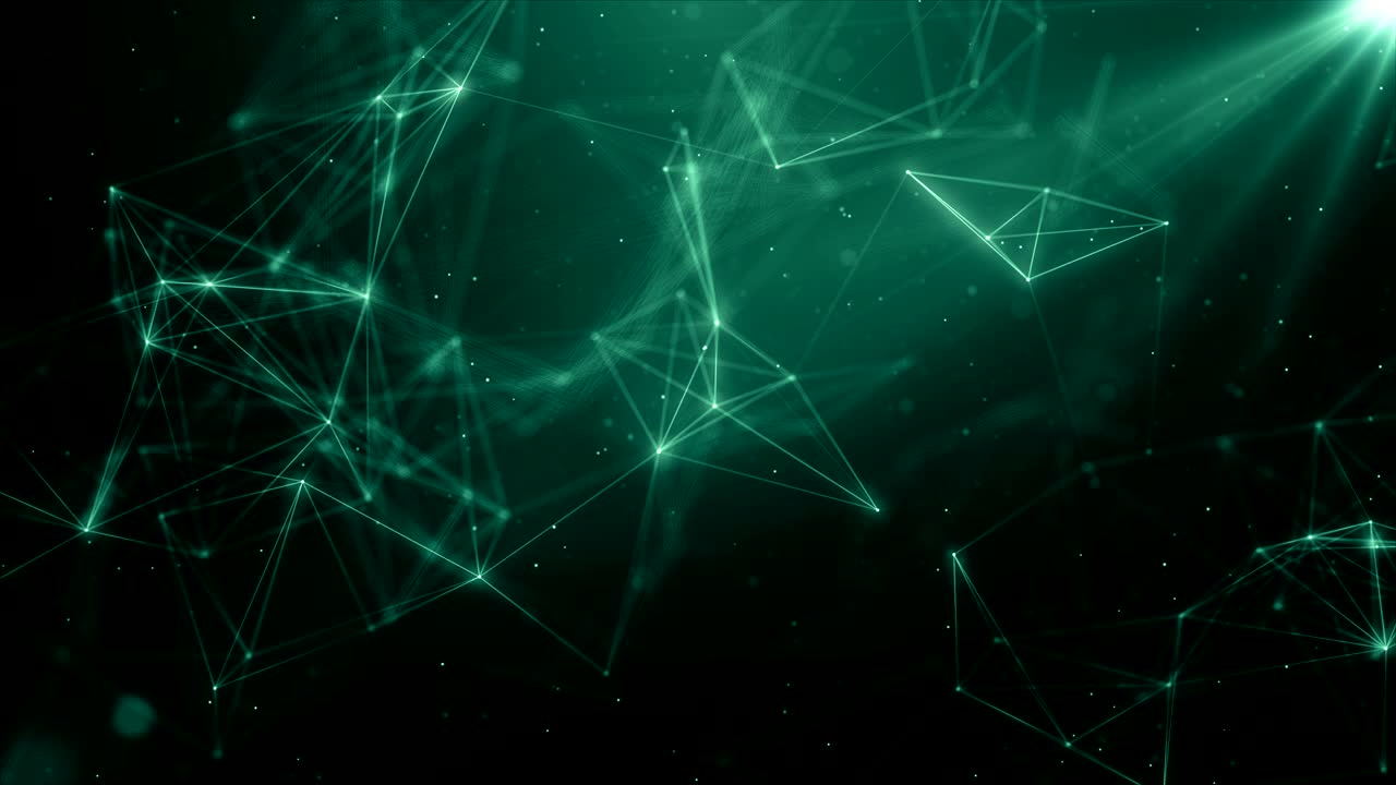 Plexus abstract network titles technology science background loop