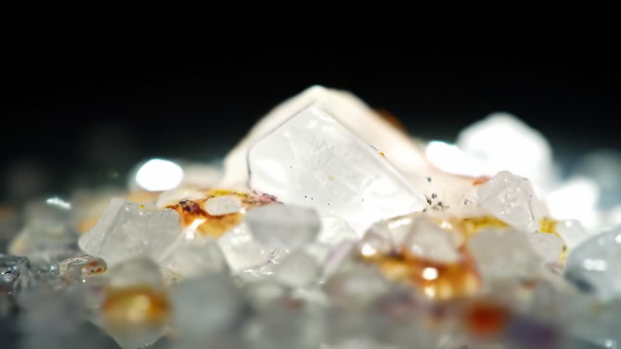 Exploring the Mesmerizing Beauty of Crystal Formations and Their Unique Properties in a Close-Up Setting