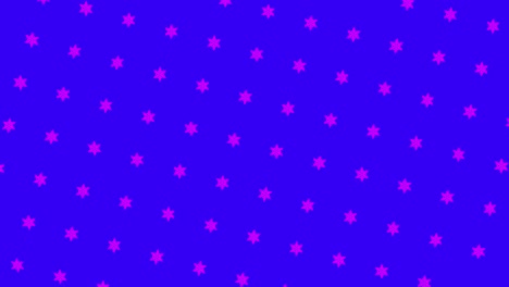 patrón de estrellas rosas sobre un fondo púrpura