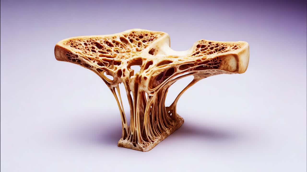 An Intricate Organic Structure: A Stunning Design Featuring Complex Patterns and Natural Forms Rendered in a Unique Transformative Material, Capturing the Essence of Modern Aesthetics