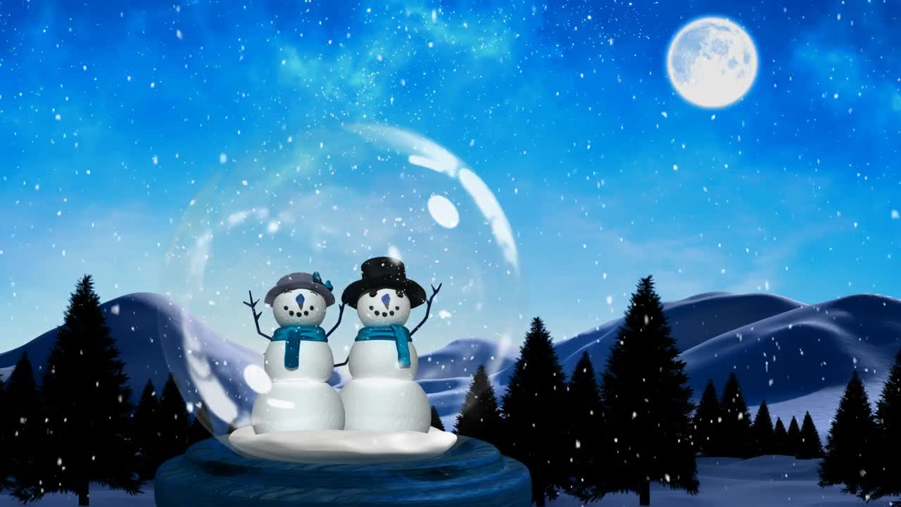 크리스마스 스노우 글로브