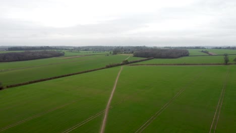 campo de kent en inglaterra con un sendero público que atraviesa el medio