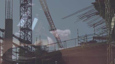 digital animation of buildings under construction 4k