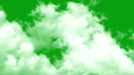 heavy clouds green screen motion graphics