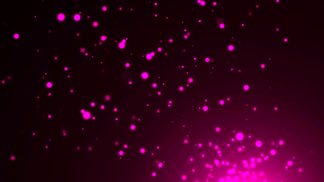 Violet flikkerende heldere deeltjes, moderne computergegenereerde achtergrond, 3D-rendering.