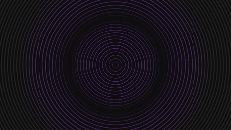 Intricate Purple Spiral Expanding Boldly On A Solid Black Background