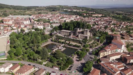 parador de jarandilla, surrounded by inviting spanish town