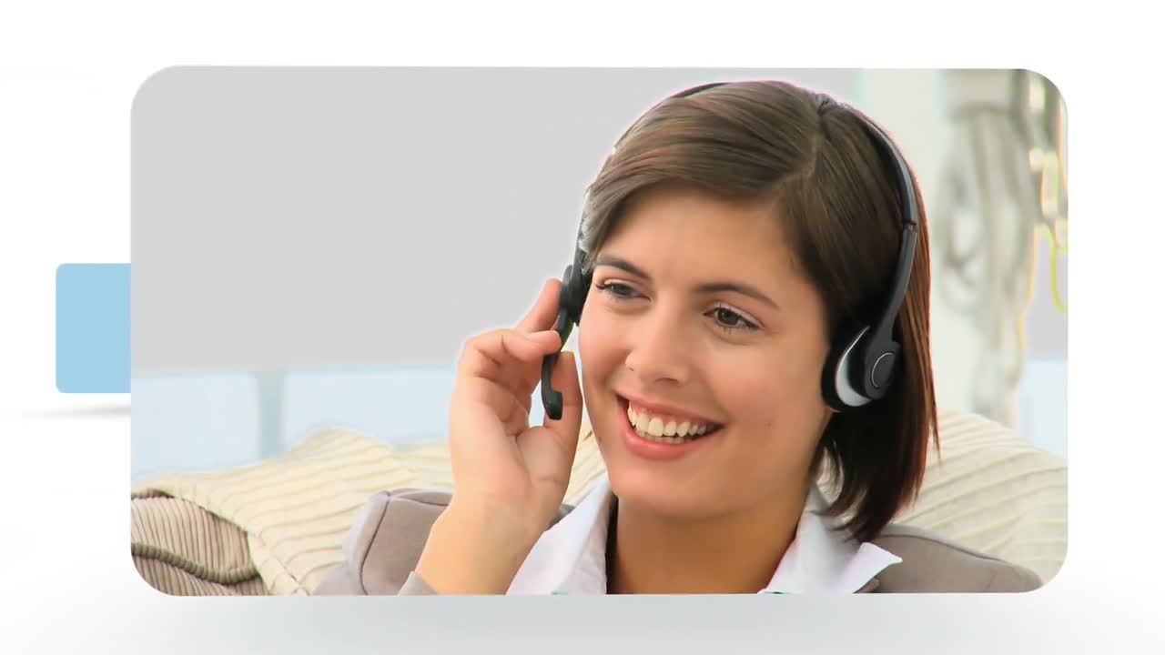 montaje de personas de negocios durante reuniones y hablando por teléfono