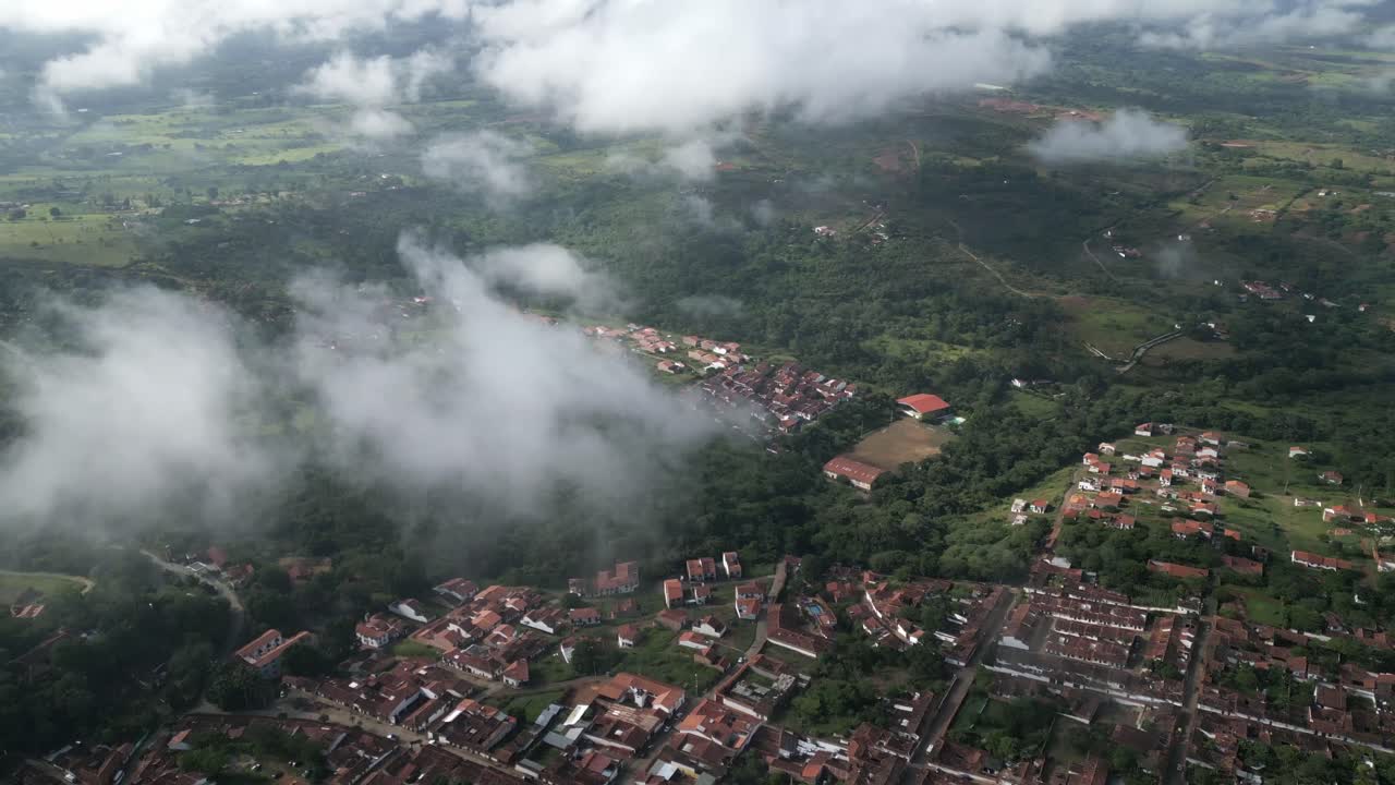 Birdseye View of Barichara, Colombia