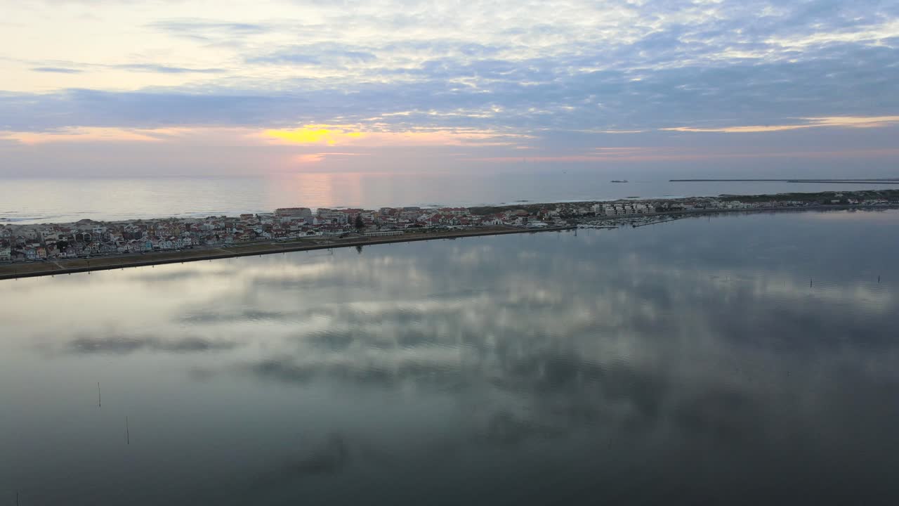 코스타 노바 해변, 포르투갈에서 놀라운 공중 수경