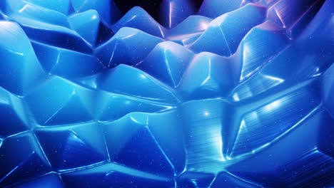 las olas se mueven sobre una superficie brillante 3