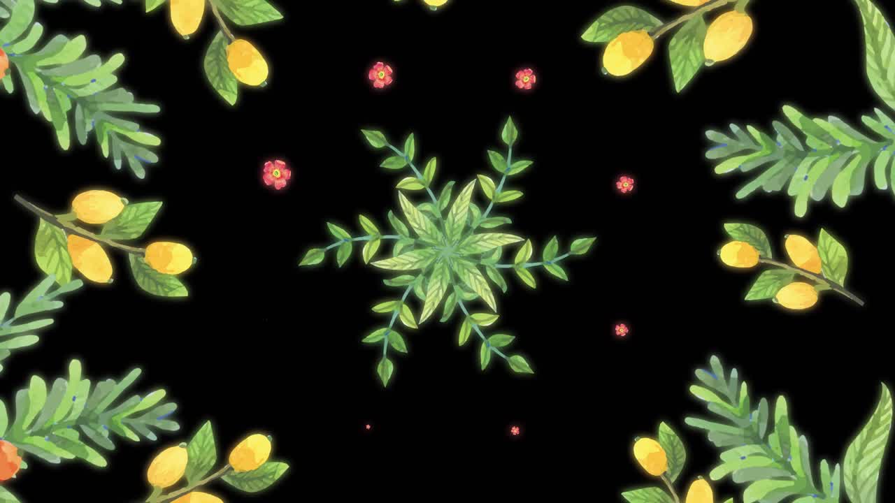 fondo con patrón floral