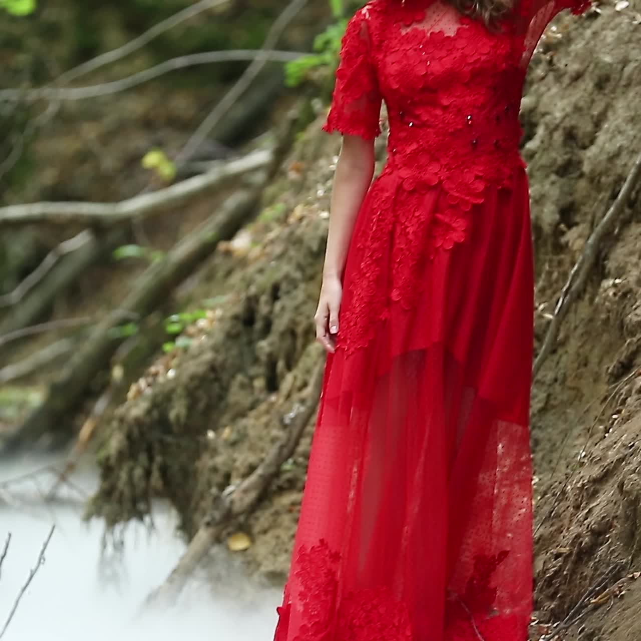 Mysterious Portrait Of Girl In The Fog