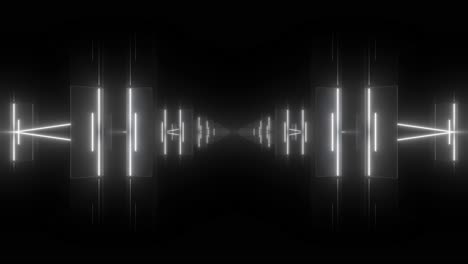 neon futuristic tunnel