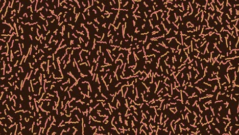 chaotic disorder background of a brown pattern