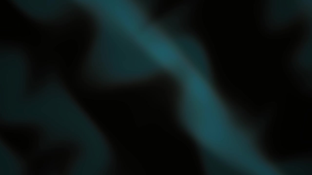 Abstract Teal and Black Fluid Motion Background