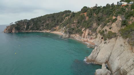 oasis of harmony and relaxation in gerona costa brava with these aerial images of a paradisiacal beach