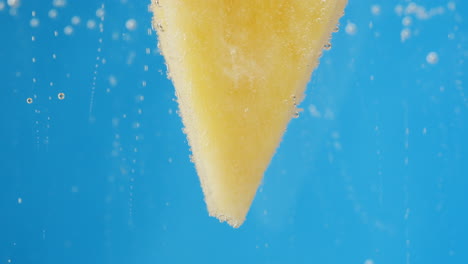pineapple slices in soda water