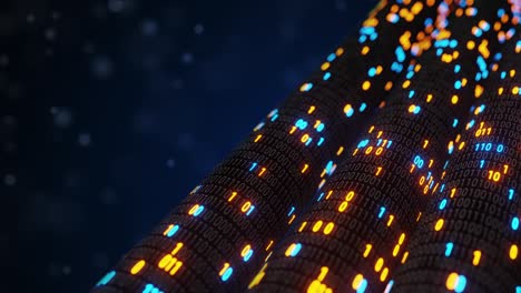 big data cloud computing internet de las cosas iot ai tecnología de red. bucle sin fisuras 4k vj fondo.