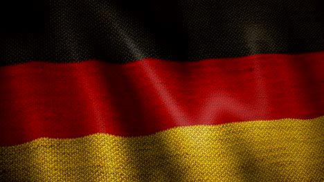 burlap deutsche flagge.