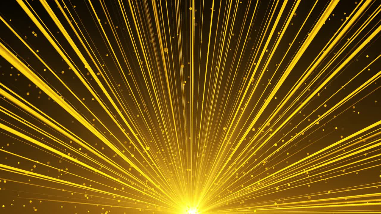 4K 골든 파티클 빛, 반짝이는 조명, 시상식 파티 무대 배경, 파티 노래, 댄스 쇼 LED 조명