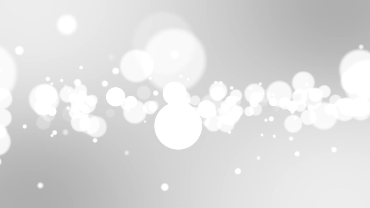 las partículas de color blanco. video en 4k.