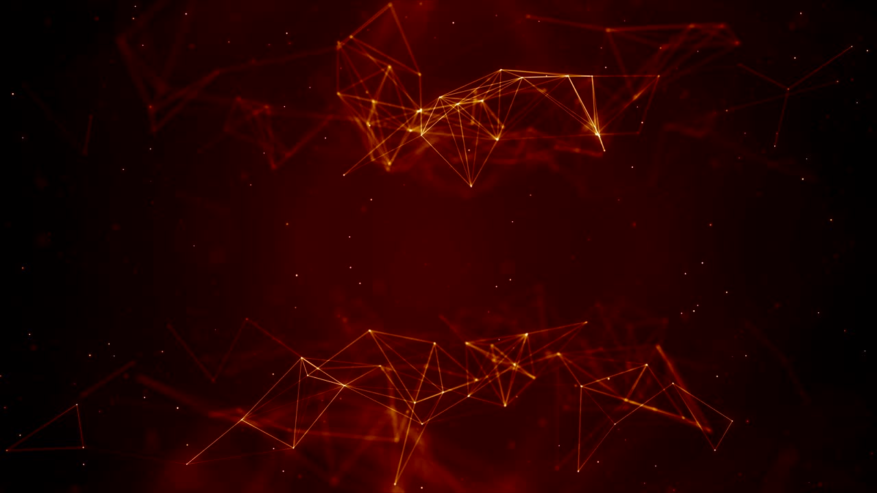 plexus abstracto de red títulos de tecnología ciencia de fondo bucle