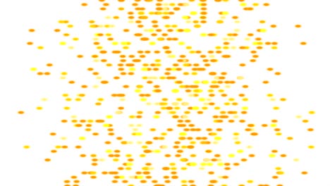 orange shiny lights mosaic video animation