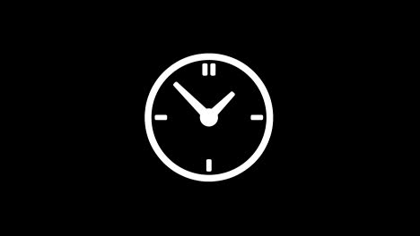 el icono del reloj de época se movió mal la animación de la señal.