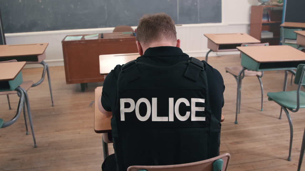 학교 환경에서 경찰이 비극을 겪은 후