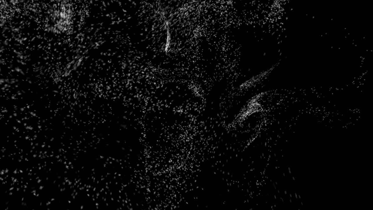 추상적인 눈 입자