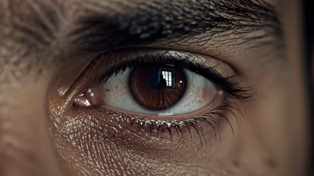 Close-up of a Brown Eye