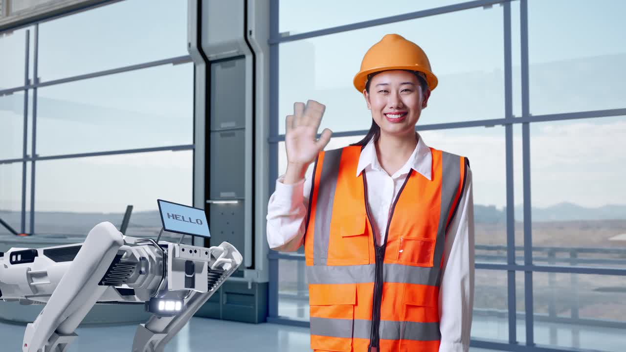 현대 공장에서 엔지니어와 로