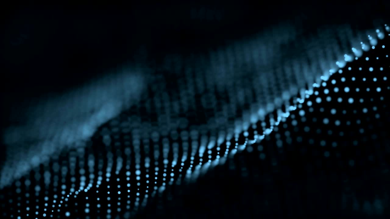 Abstract dotted surface