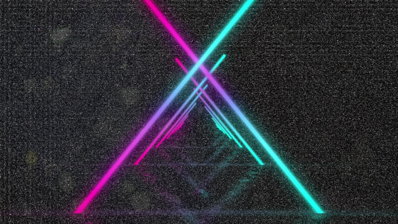 animación de coloridas formas geométricas múltiples en un fondo gris