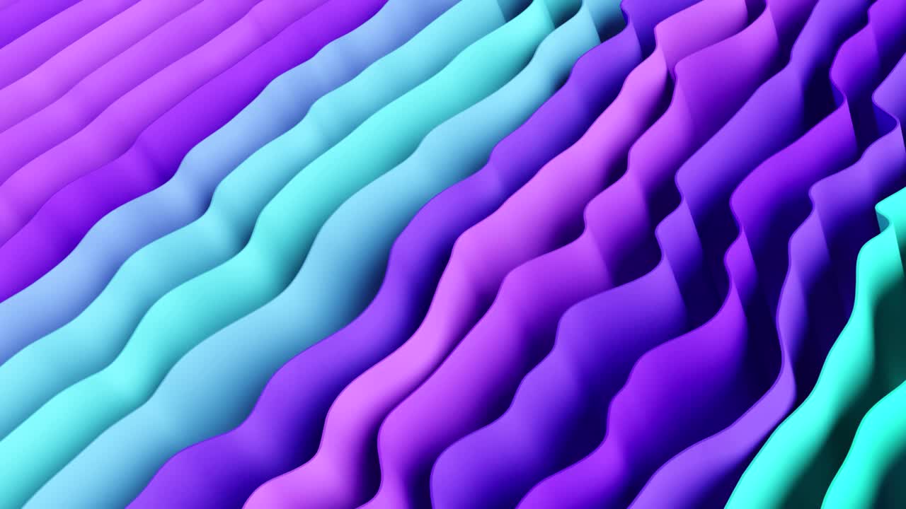 Color shifting wave curve gradient.