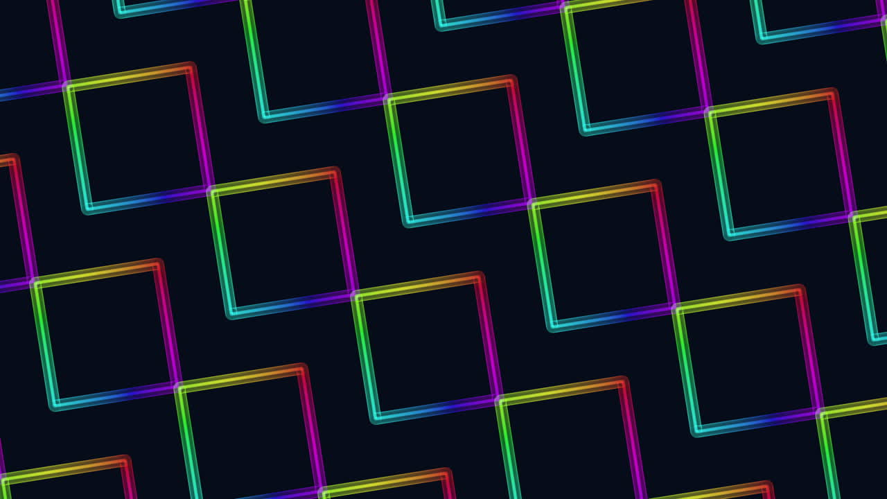 patrón de diamante arco iris en fondo negro