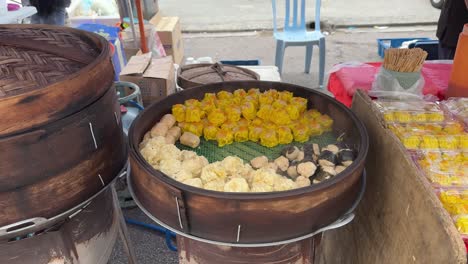 delicious hot steamy siew mai