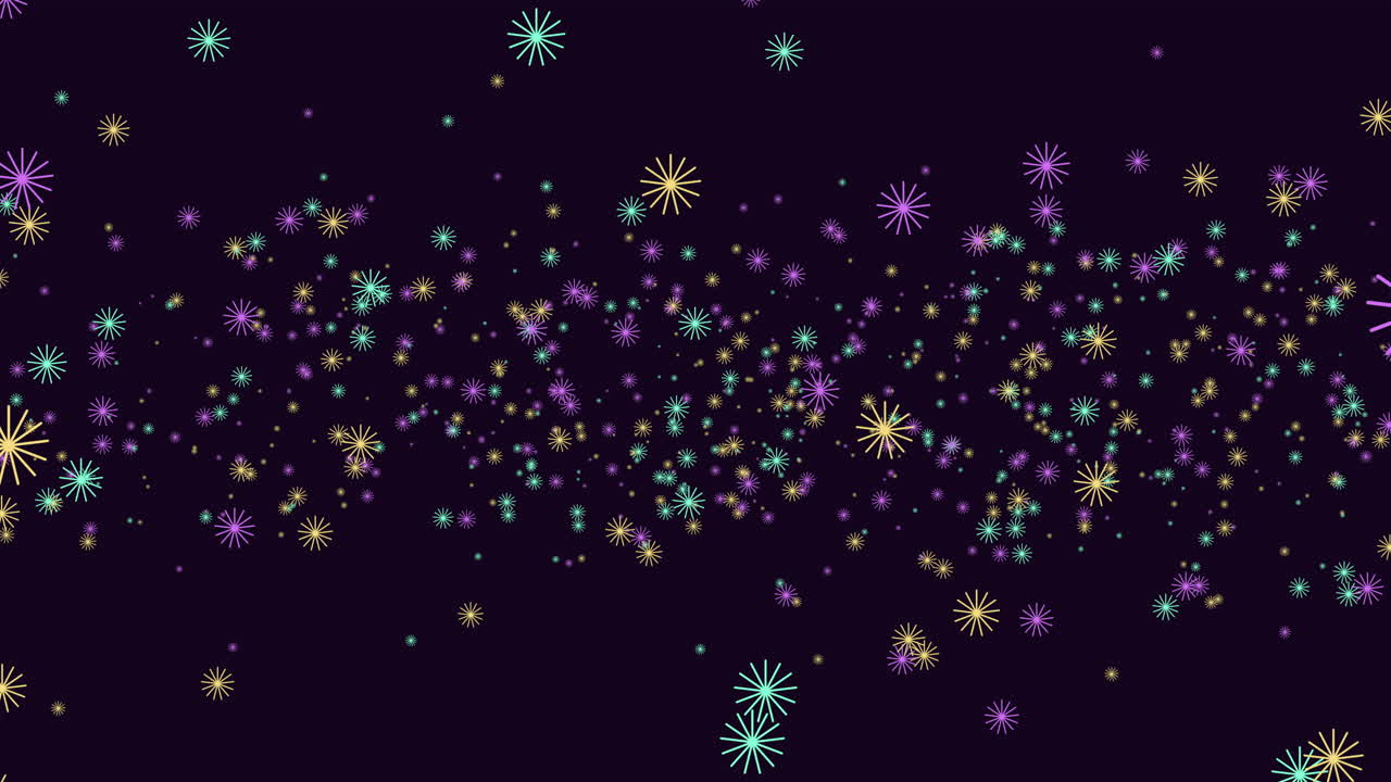 다채로운 별들을 보여주는 멋진 밤하늘