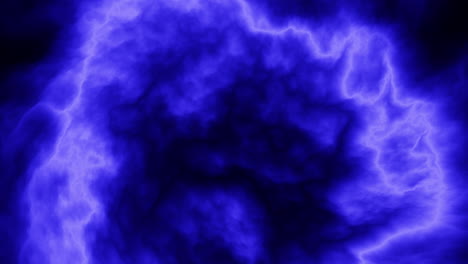 Verdrehtes-Blaues-Flüssigkeitswellenmuster-Auf-Schwarzem-Farbverlauf