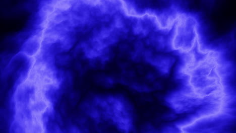patrón de ondas líquidas azules retorcidas en degradado negro