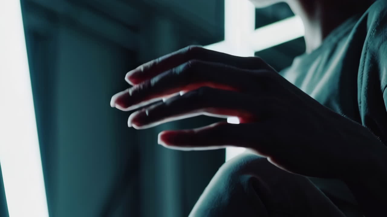 Woman Working at a Computer with Headset