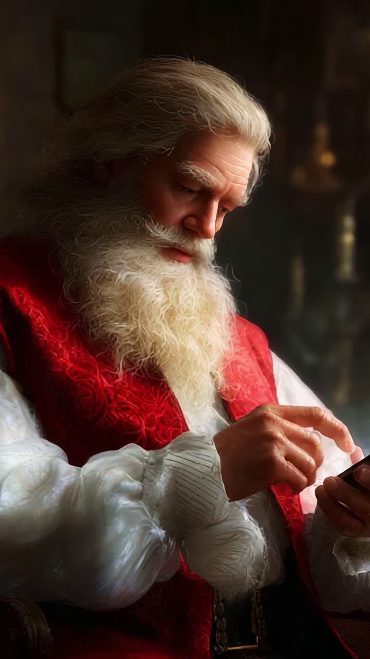 A timeless portrayal of a wise and gentle elderly figure, deeply engaged in interacting with modern technology, showcasing the harmonious blend of tradition and innovation in a warm, rustic setting that evokes nostalgia