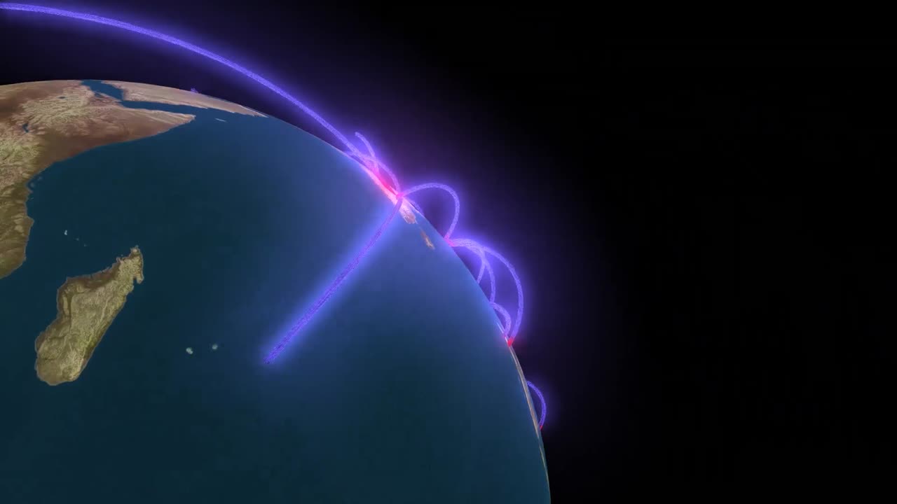 Animation presenting the concept of global business