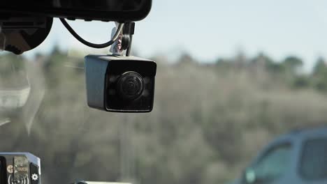 dashcam in a car