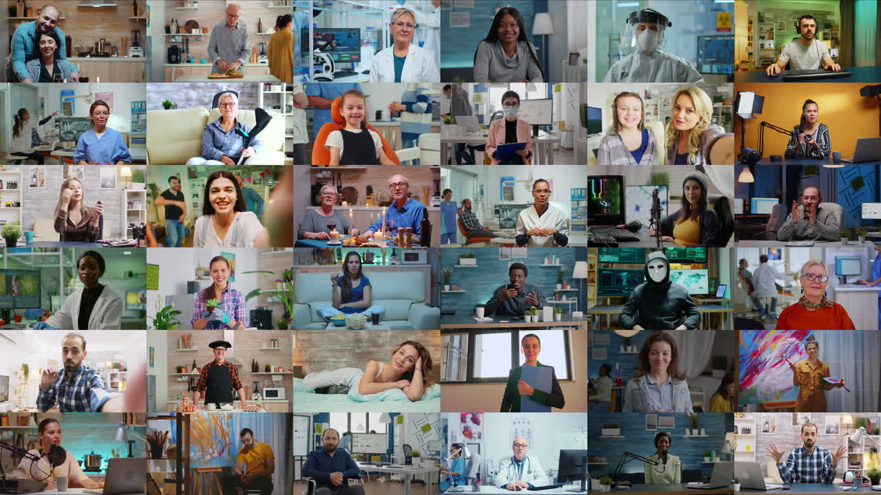 Collage of People Using Computers and Laptops in Various Settings