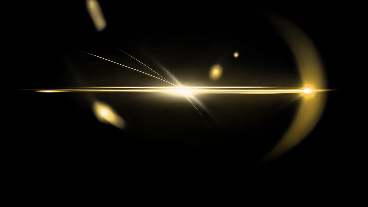 Abstract glowing light streak animated overlay, transparent 4K video, alpha channel, ProRes 4444