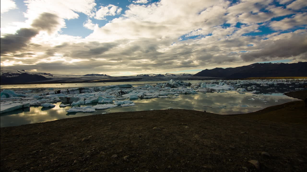 Iceberg Lake in Iceland