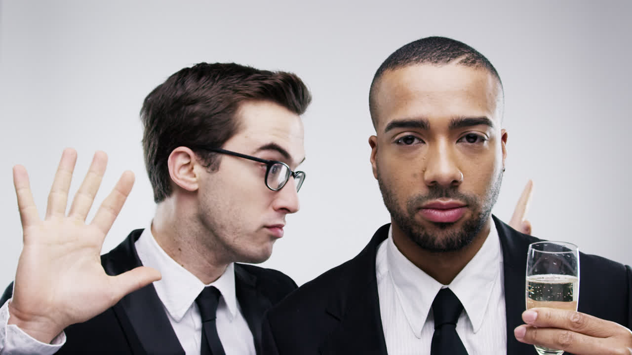 미친 춤추는 남자 슬로우 모션 결혼식 사진 부스 시리즈