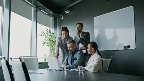 business team meeting in conference room